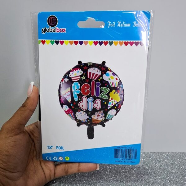 18'' Globos Foil Cumple x12 unid. - Image 4