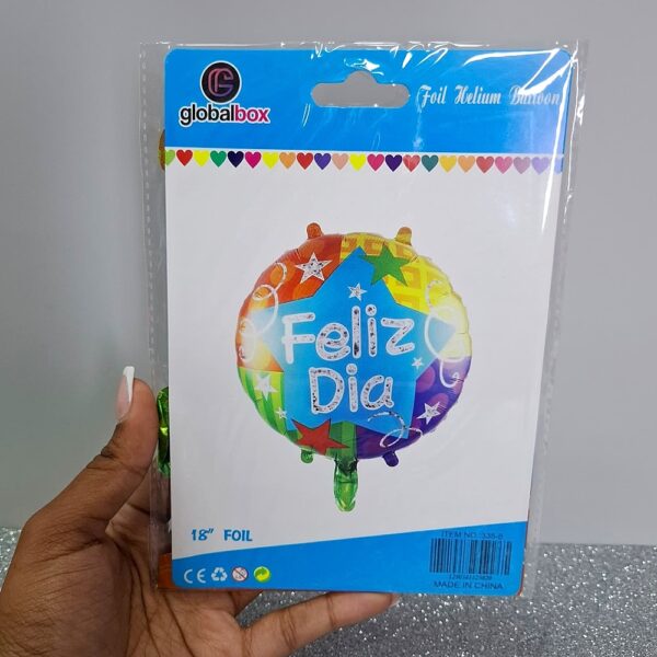 18'' Globos Foil Cumple x12 unid. - Image 3