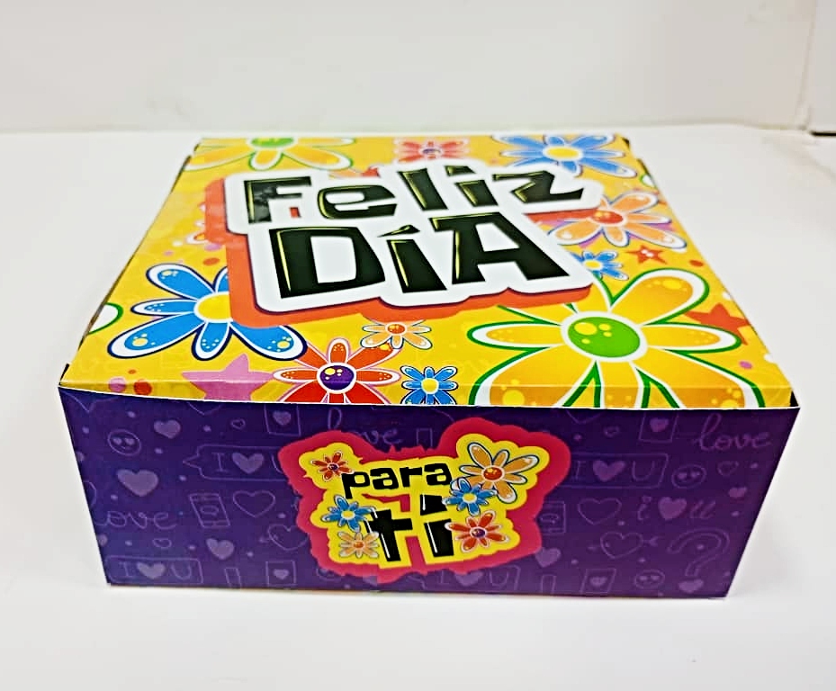 Cajas Sorpresa 17x17 Feliz Día Dama x8 unid - Image 12