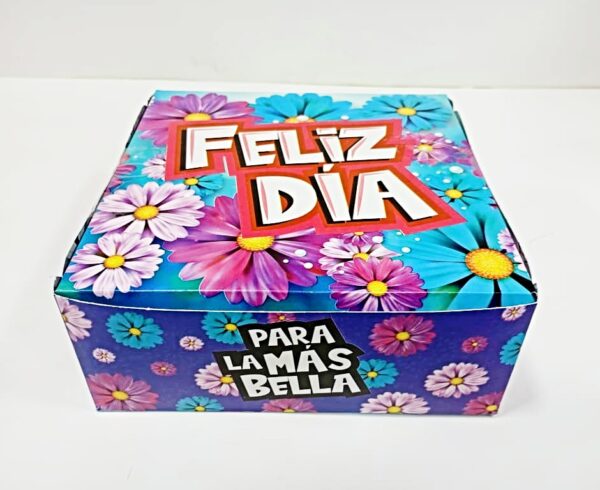 Cajas Sorpresa 17x17 Feliz Día Dama x8 unid - Image 11