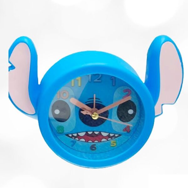 RELOJ DE MESA MEDIANO STITCH x3 UNID.