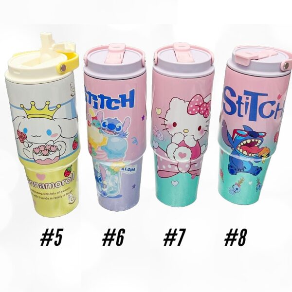 TERMO/VASO DE ACERO INOXIDABLE INFANTIL x4 UNID