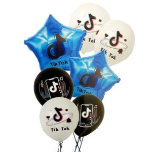 Set de Globos Jumbo TikTok 7 Piezas