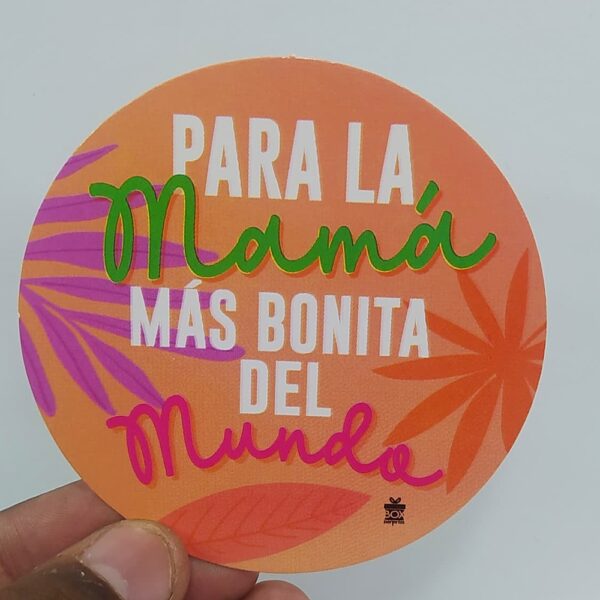Habladores Redondos Mamá x 32 unid - Image 4