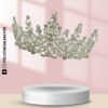 Tiara Metálica Grande Queen - Image 3