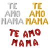 Globos Foil Letras Te Amo Mama