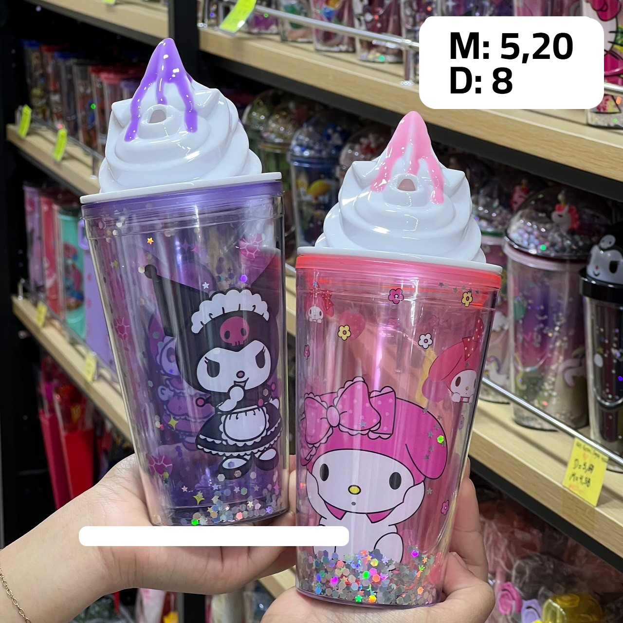 Vaso Kuromi Melody Helado c/pitillo #16061-6 - Image 3
