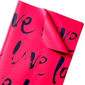 Papel Coreano Love Rojo x20 pliegos