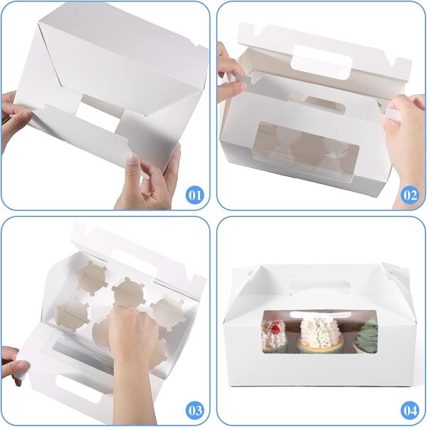 Cajas CupCake #6 (24x15cm) x12 unid - Image 2