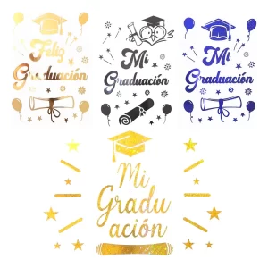 Stickers para Graduacion x12 unid