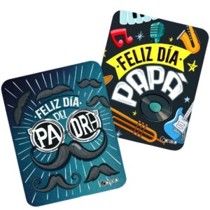 Habladores sin palito p/ Papá x 24 unid