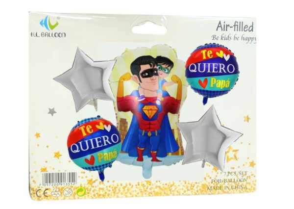 Globos Foil Set 5 piezas Papá x4 unid. - Image 4