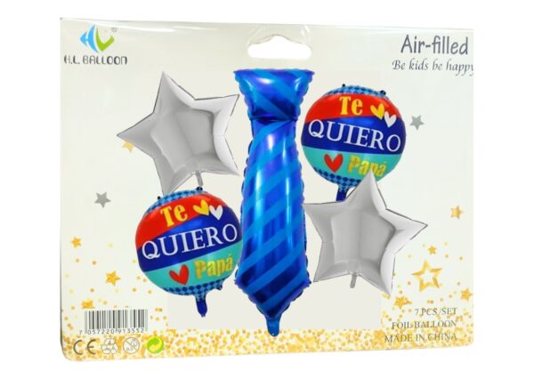 Globos Foil Set 5 piezas Papá x4 unid. - Image 3