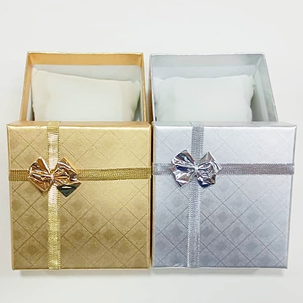 Estuche 9X9cm Reloj Dor/Plat x12 unid. #DOR9X9 - Image 5