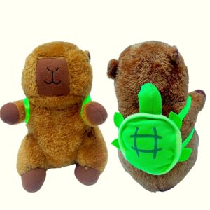 Peluche Capibara C/Tortuga 30cm PS-729