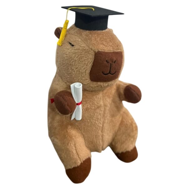 Peluche Capibara Graduado 30cm #SE007