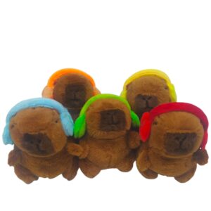 Llaveros Peluche Capibara C/Audifonos