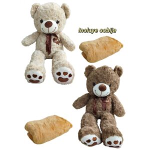 Peluche c/cobija Oso 70cm PS635
