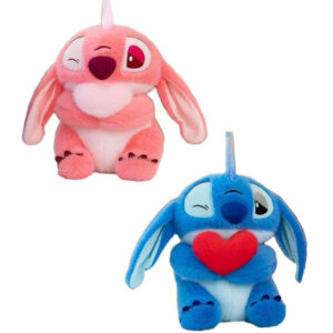 Peluche Stitch corazon 25cm PS664