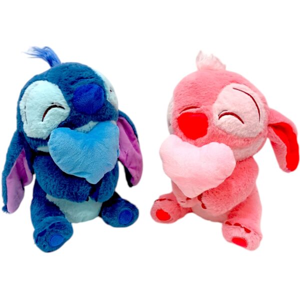 Peluche Stitch corazon 25cm PS664