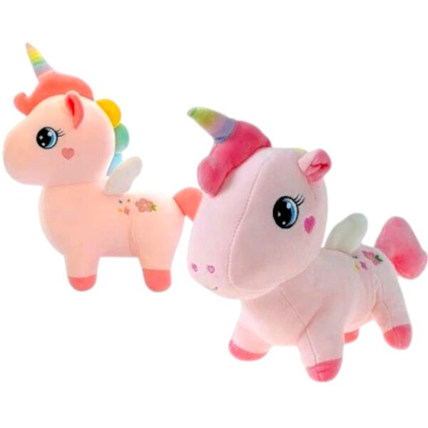Peluche Unicornio Flores 25cm PS341