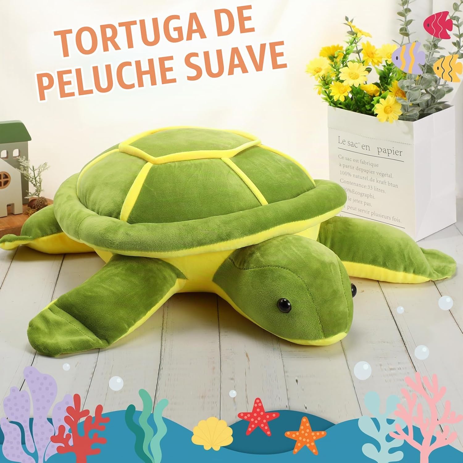 Peluche Tortuga 50 cm PS626 - Image 2