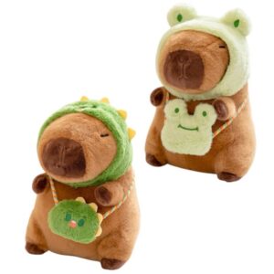 Peluche Capibara Gorro Bolso 35cm #PS873**