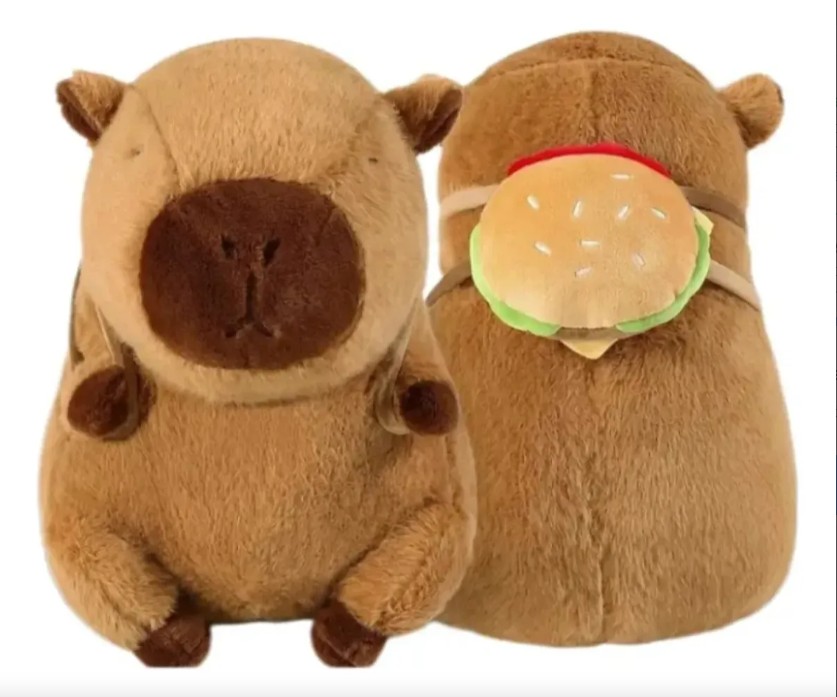 Peluche Capibara Hamburguesa 45cm #PS855** - Image 4