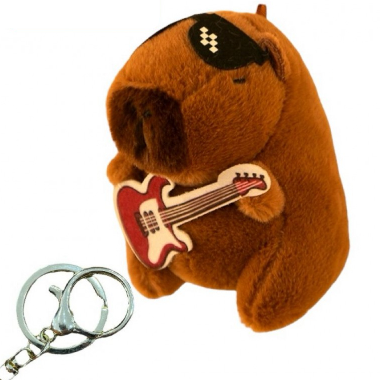Llavero Peluche Capibara Guitarra PS824