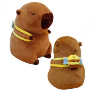 Peluche Capibara Morral Abeja 40cm #PS854**
