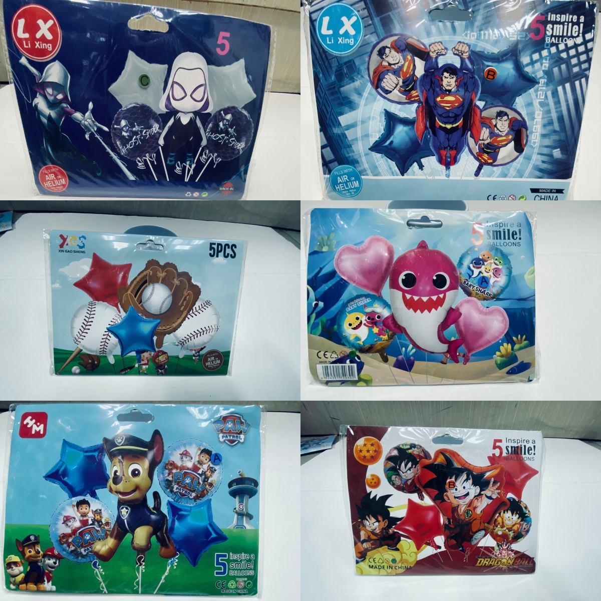 Set De Globos Infantiles 5 Piezas - Image 3
