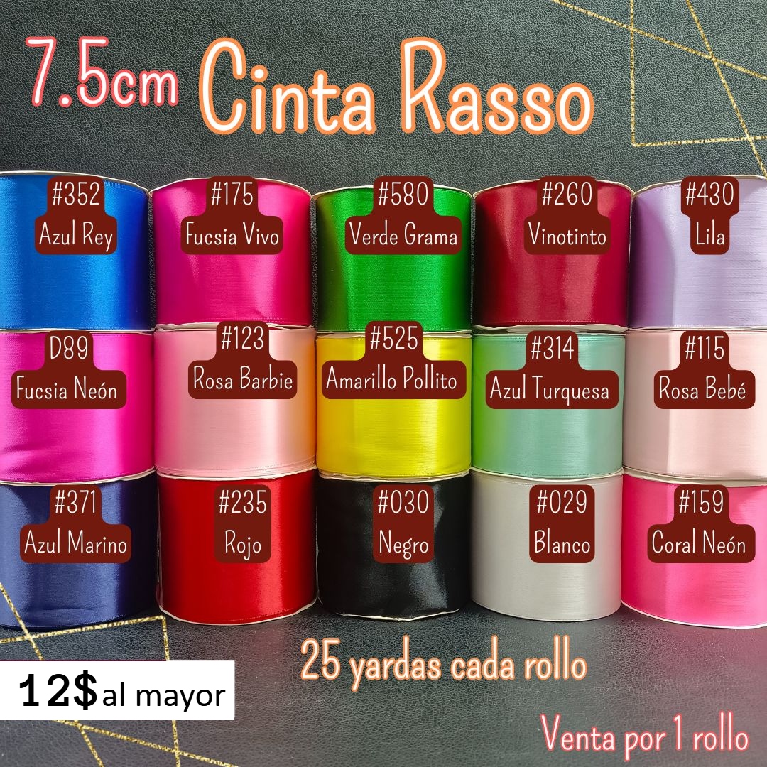 Cintas de TelaRaso 75mm x25 metros - Image 2