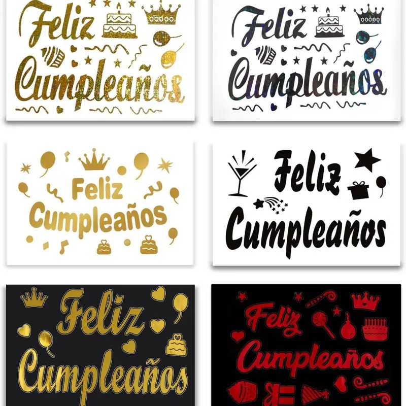 Stickers Cumpleaños x12 unidades - Image 2