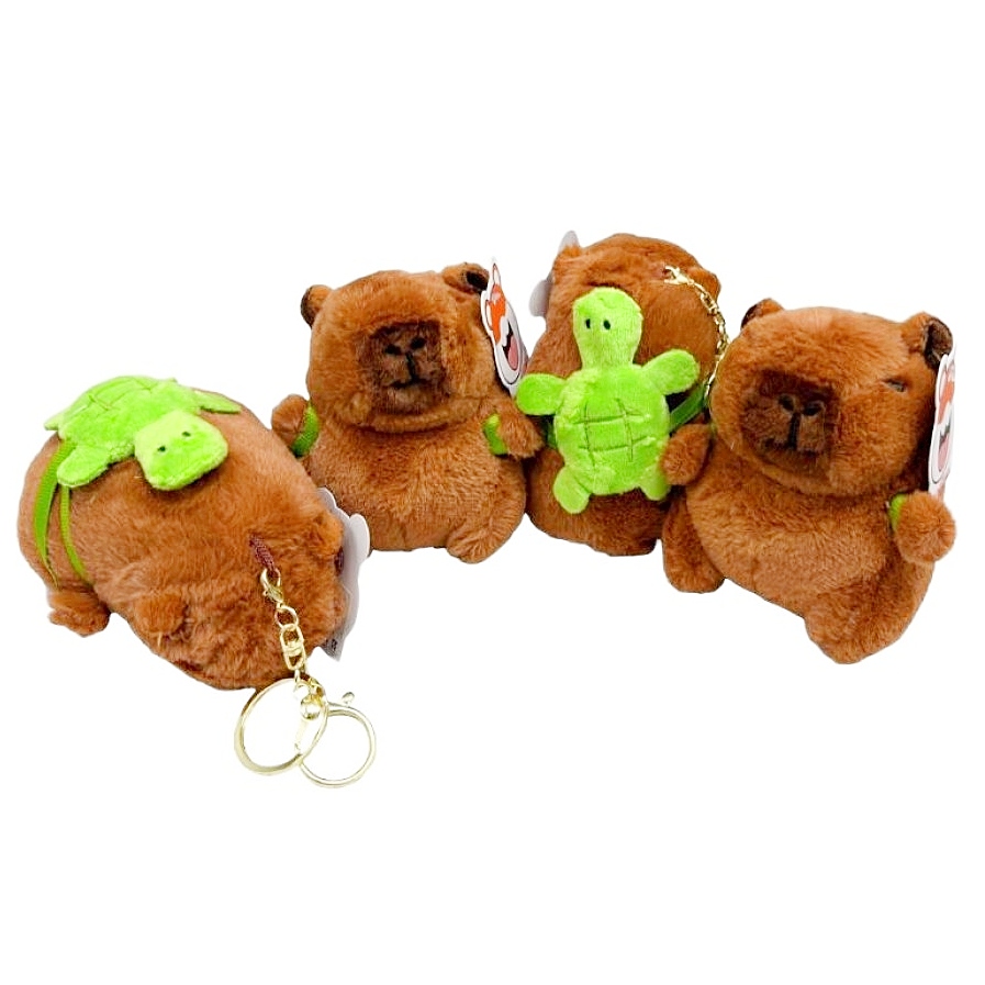 LLavero Peluche Capibara Tortuga #HXX-G19