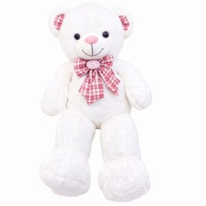 Peluche Oso Lazo Cuadros 100cm PS252*