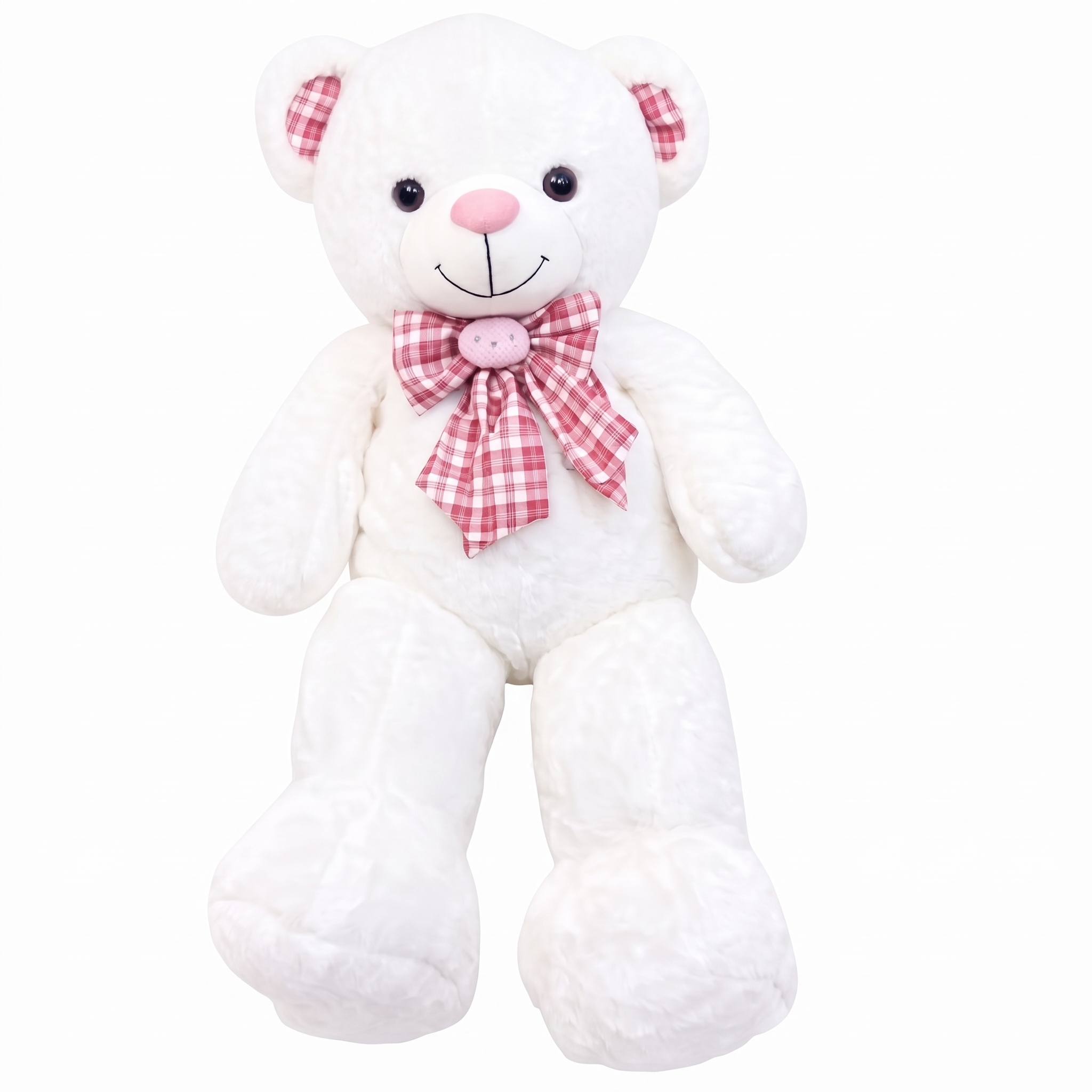 Peluche Oso Lazo Cuadros 100cm PS252*