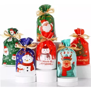Bolsas c/Cinta 55X45 Navidad x50 unid