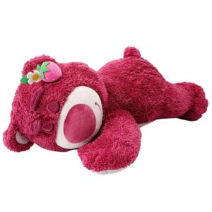 Peluche Lotso Acostado Fucsia 20cm