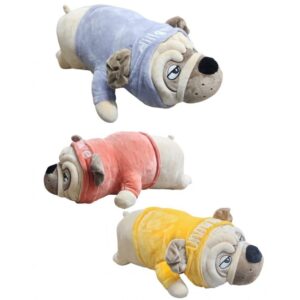 Peluche Perro Bulldog Camisa 50cm PS416**
