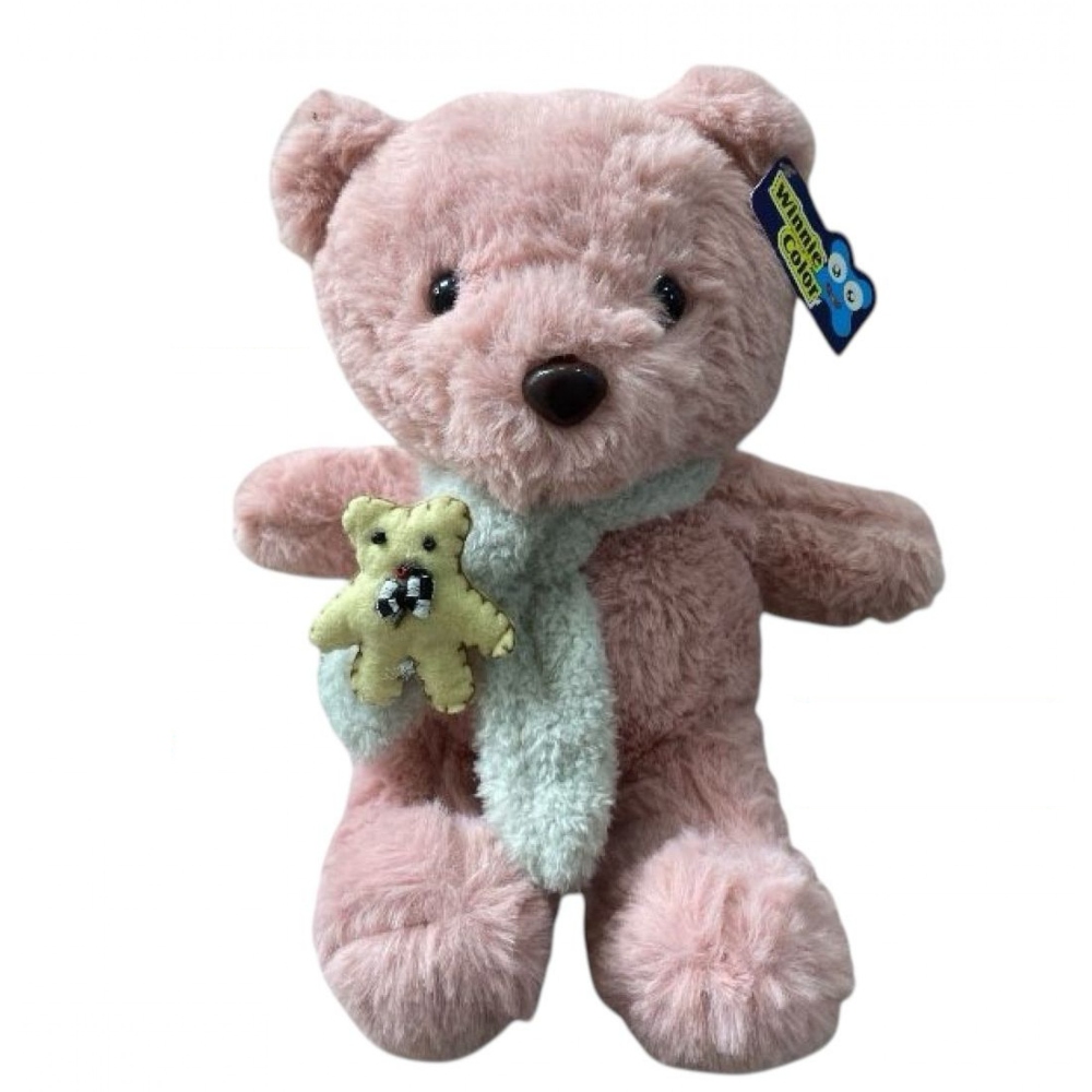 Peluche Oso Bufanda Verde 25cm PS357**