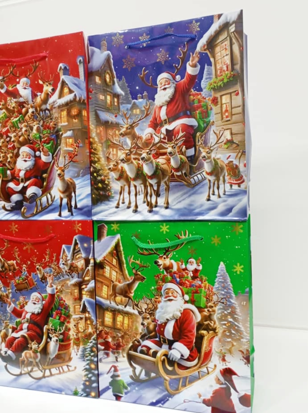 Bolsas Navidad 18×24 Trineo x12 unid - Image 4