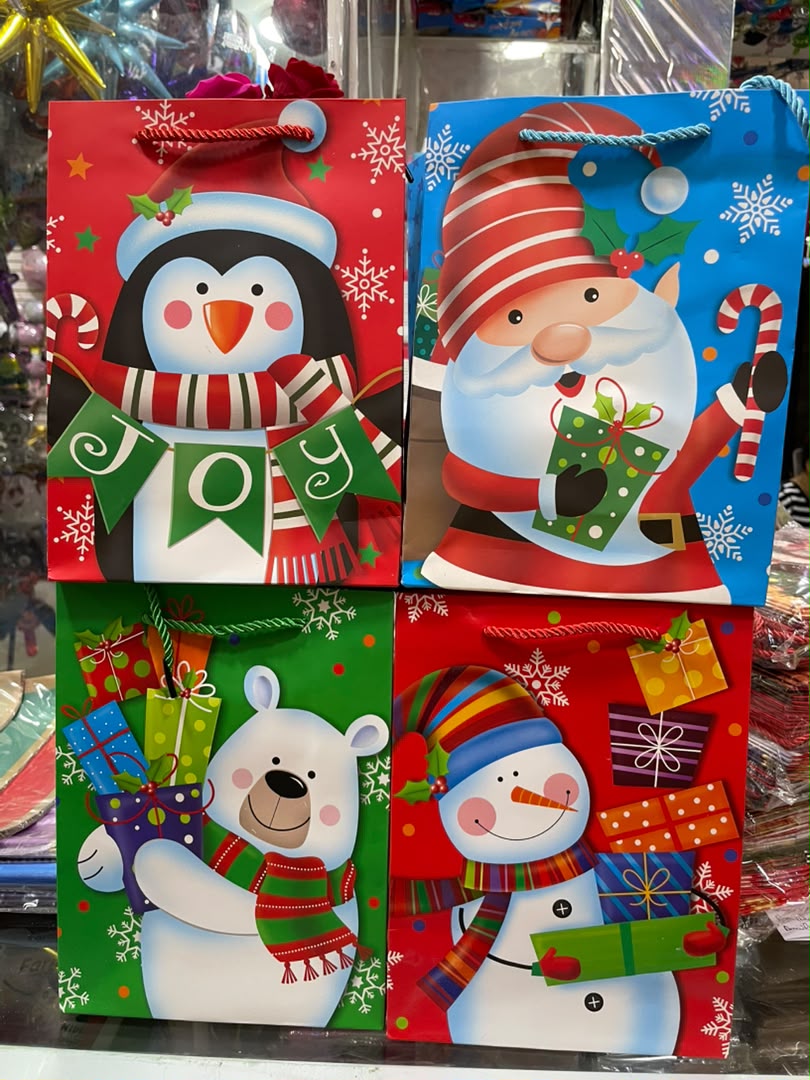 Bolsas Lujo 24×18 Navidad Color x12 unid - Image 2