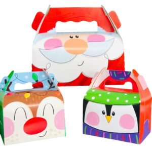 Cajas Cotillon Navidad Trio Gde. x12 unid