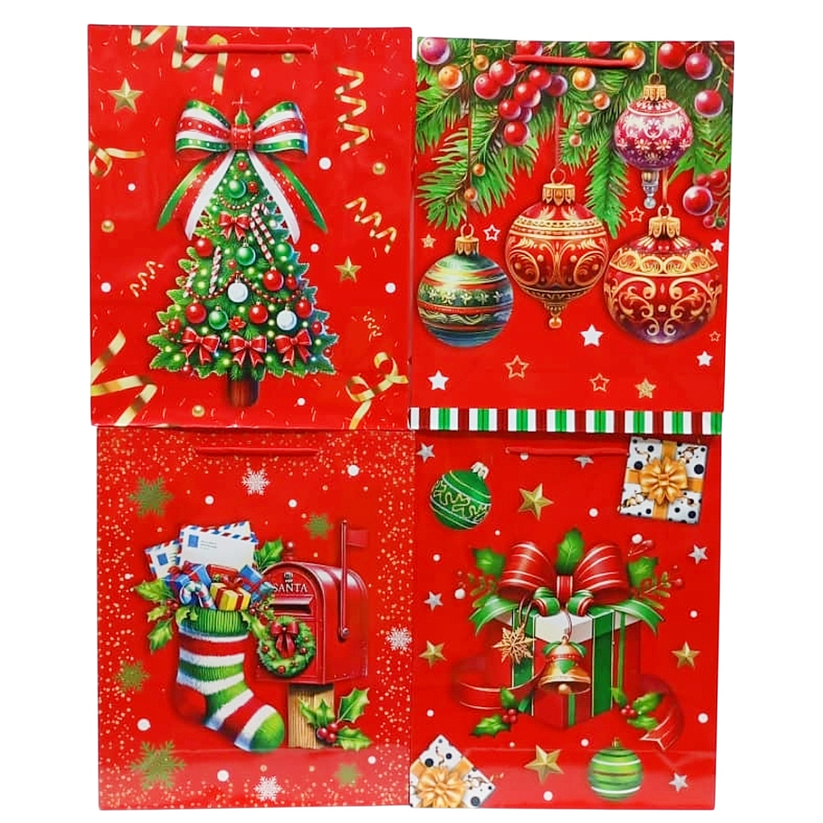 Bolsas Navidad 18×24 Arbol x12 unid