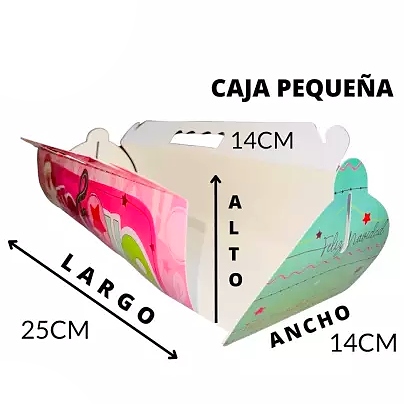 Cajas Pan de Jamon Baúl Pequeña x100 unid - Image 4