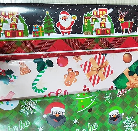 Papel de Regalo Navidad #4 x100 pliegos - Image 16