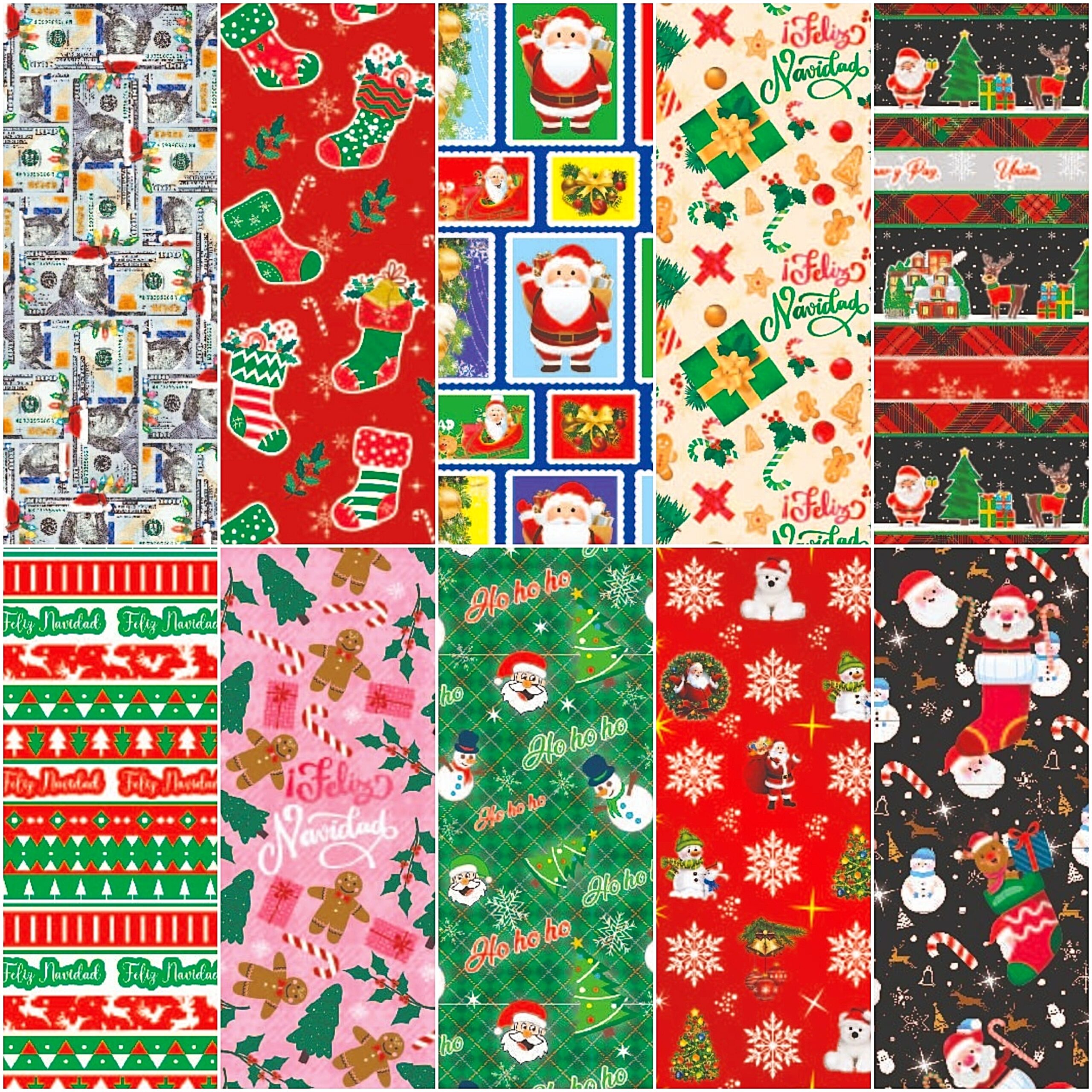 Papel de Regalo Navidad #4 x100 pliegos