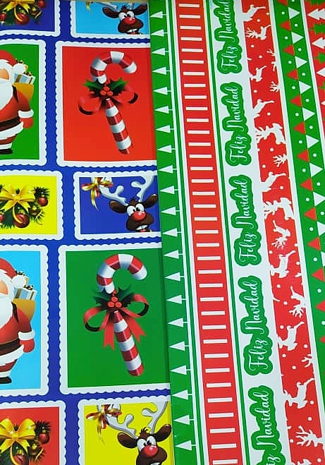 Papel de Regalo Navidad #4 x100 pliegos - Image 14
