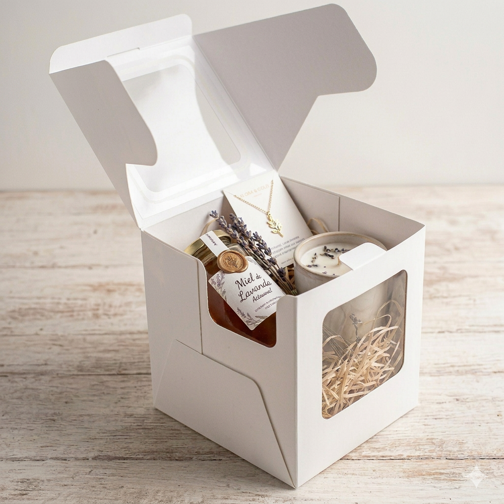 Cajas Cubo 12x12cm c/visor x12 unid - Image 6
