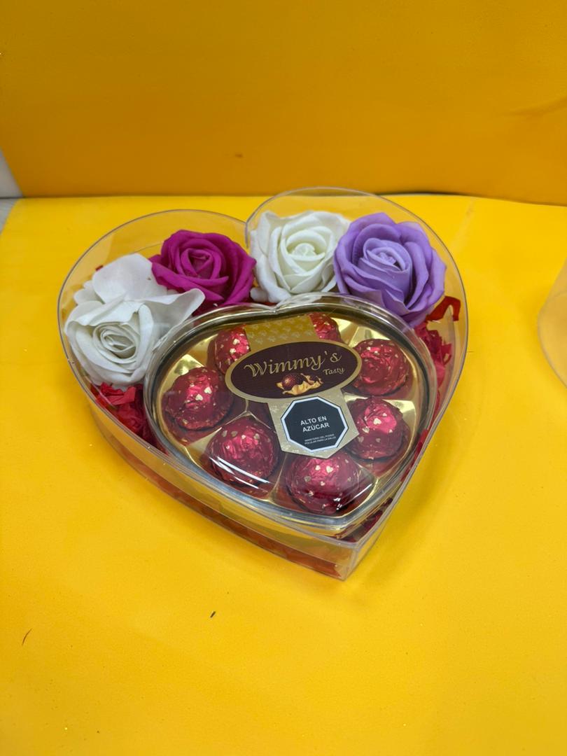 Cajas Corazon Acetato Gde Bajo 22x22x4 - Image 10